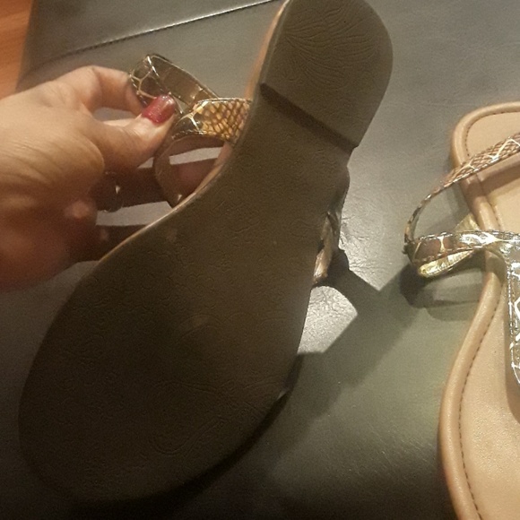 Snake skin summer sandal - Picture 2 of 4